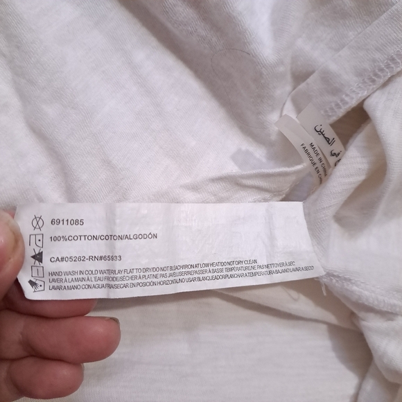 Point Zero | White colorful Mandela boho sleevless shirt lace details - Picture 8 of 8